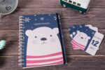 Cuaderno pediátrico + tarjetas de crecimiento bebé mes a mes