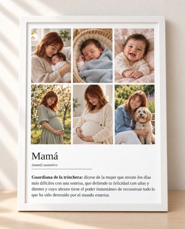 cuadro personalizado, cuadro personalizado con fotos, cuadro dia de la madre, regalo dia de la madre, cuadro con fotos dia de la madre